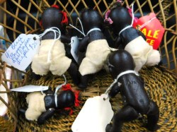 5 black bisque dolls bk